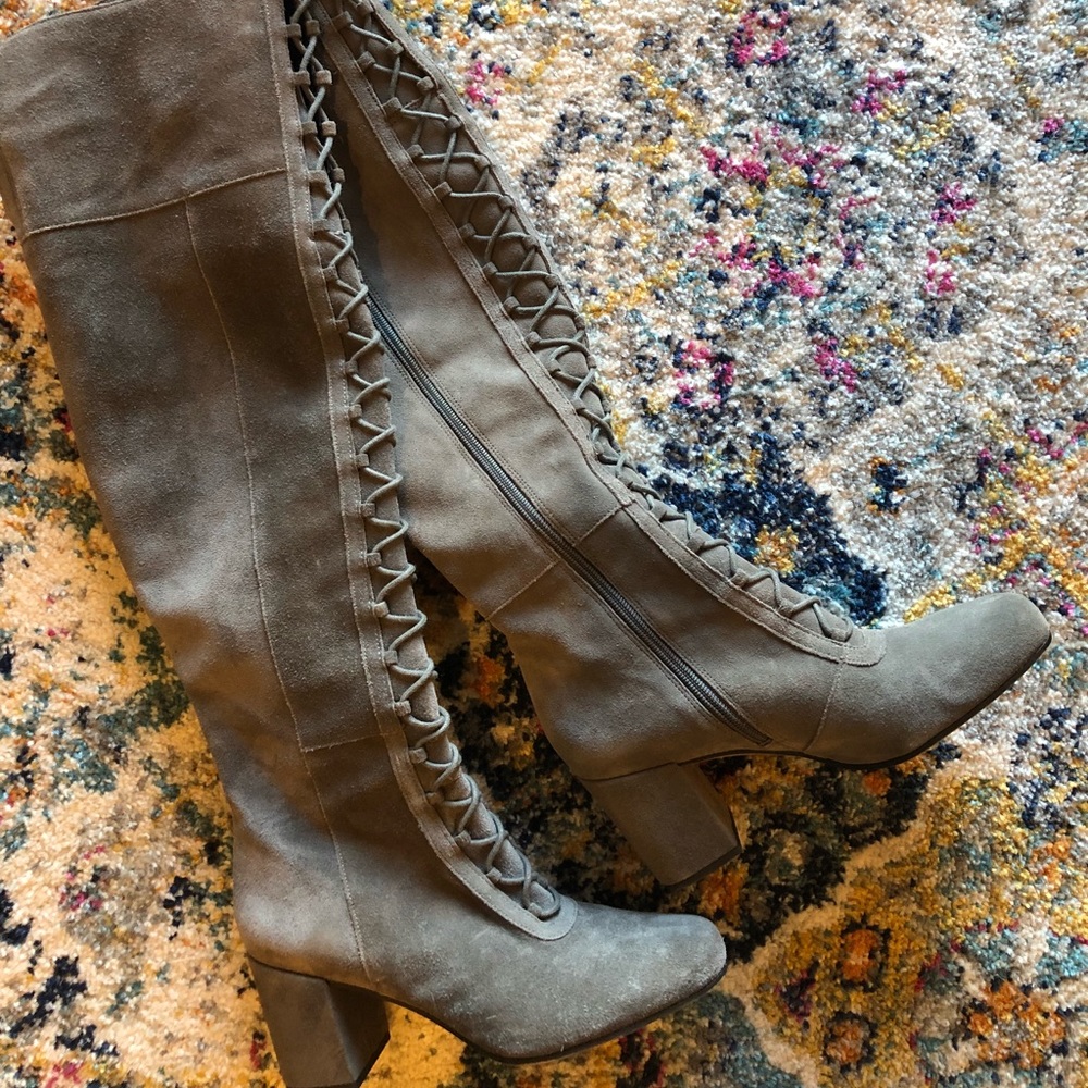 Franco Sarto suede over-the-knee boots